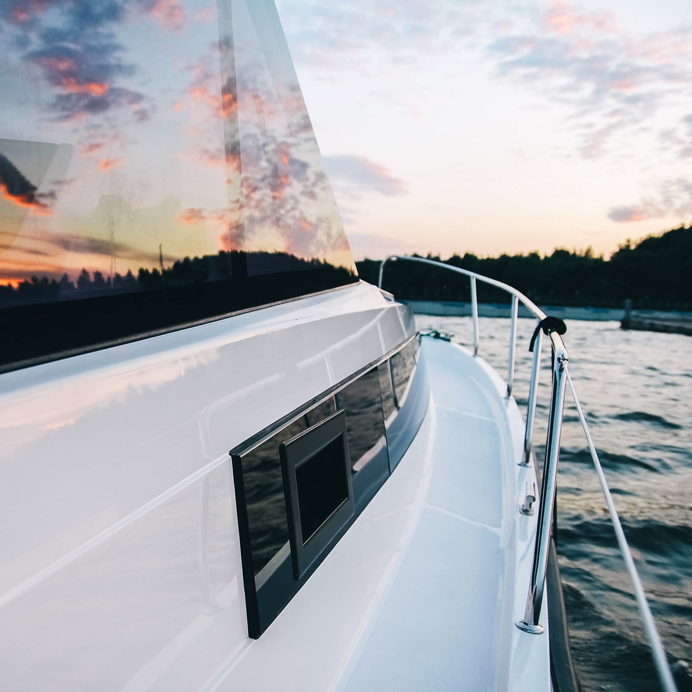 I have ugly black streaks and rust stains on my boat’s surfaces