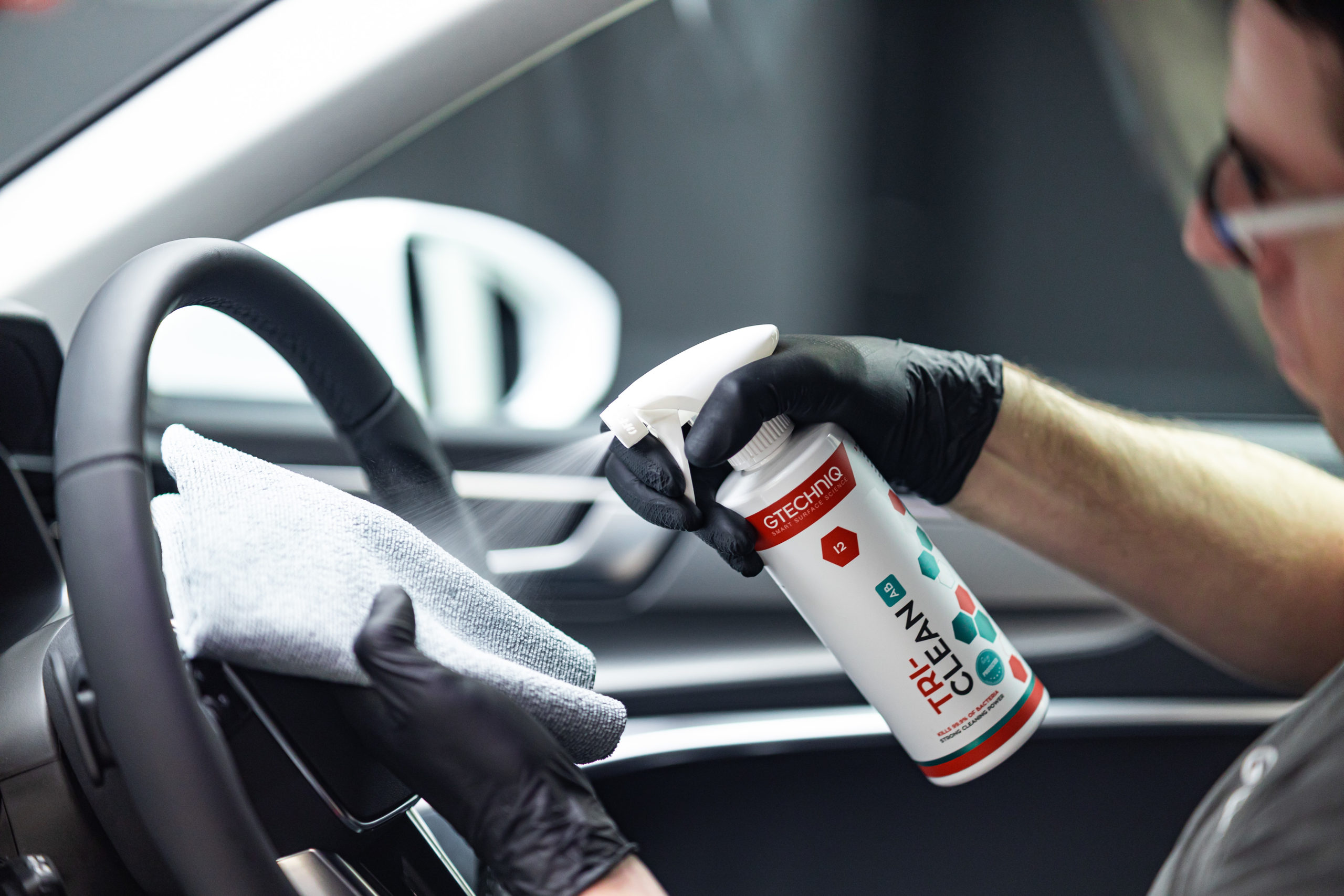Pick up your car interior cleaning routine with the Gtechniq Tri-Clean